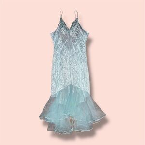 Vintage Blue Slip Dress